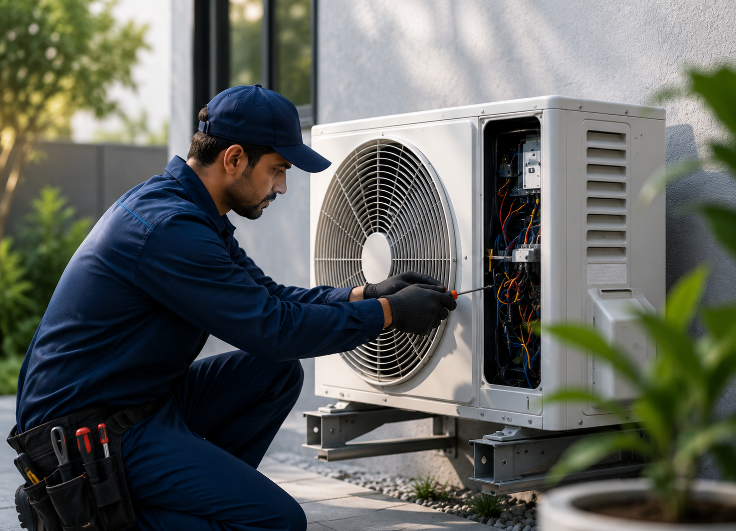 Professional AC servicing in Panchkula